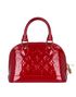 Louis Vuitton Vernise Alma BB, back view